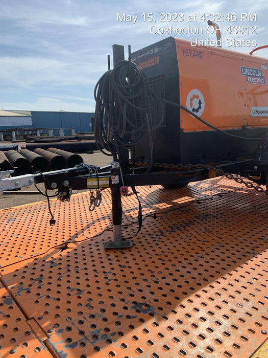 2021 Lincoln Electric Vantage 322 Vantage 322 Ready Pak 3 w/ Decals, ORANGE (includes trailer, cable rack, fender light kit) NO Telematics