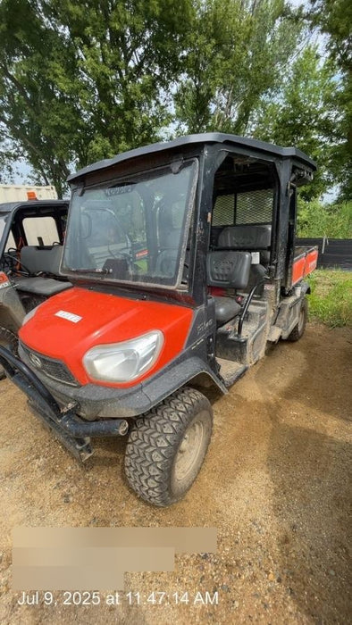 2020 Kubota RTV-X1140 4 Seat UTV, 4WD, Canopy, Standard Rental Spec