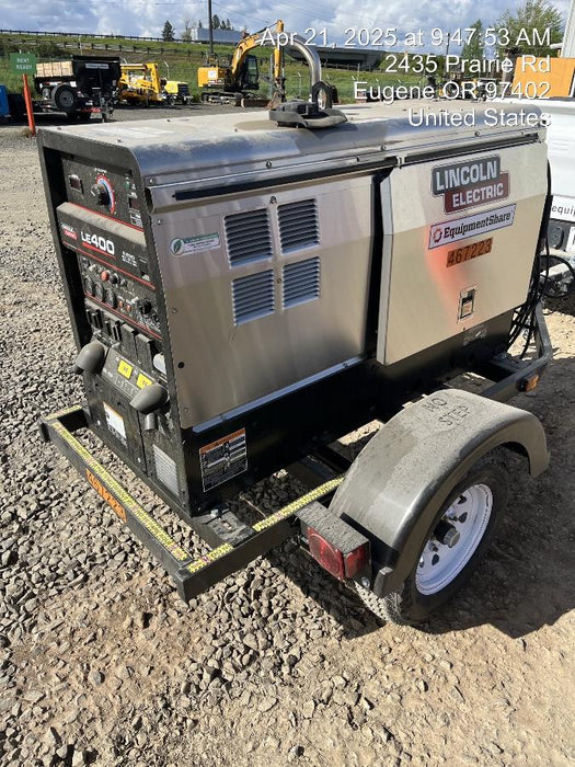 2024 Lincoln Electric LE400 Kubota V1505, Trlr, Cable Rack, Light Kit, ES Decals, T3