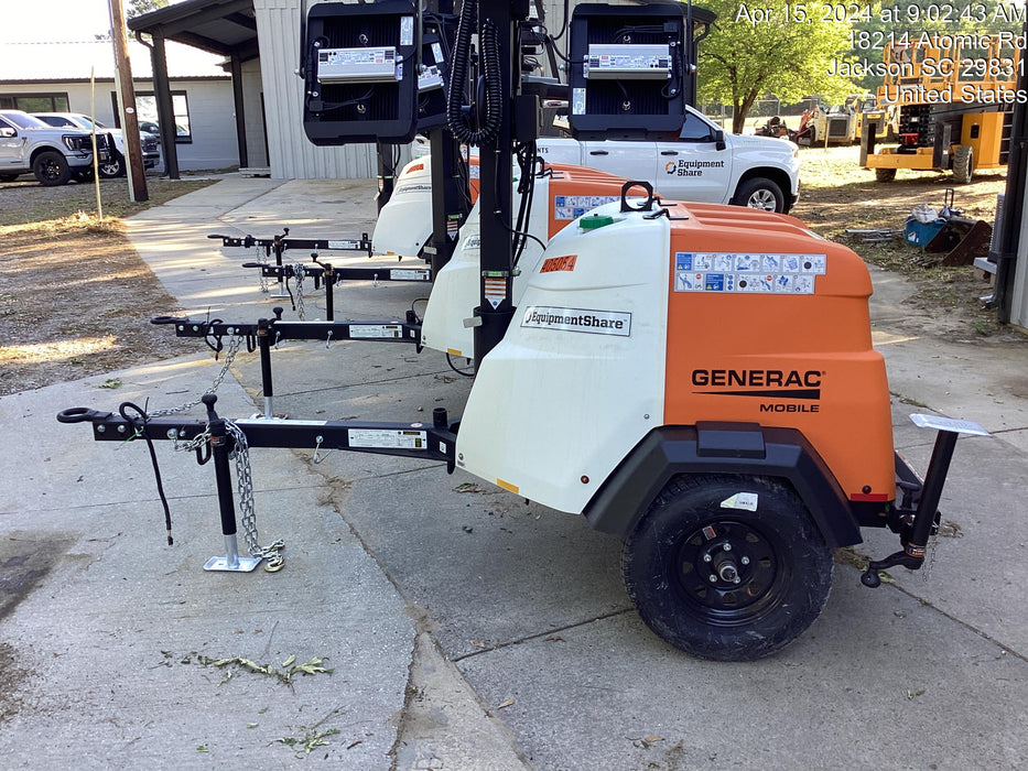 2024 Generac MLT6SKDS-STD4 ELEC WINCH Diesel, Electric Winch Mast, Powerzone Controller, (4) 320W LED Lights, 4kW Generator, 39.9 Gal Fuel Tank, 2" Ball, T3