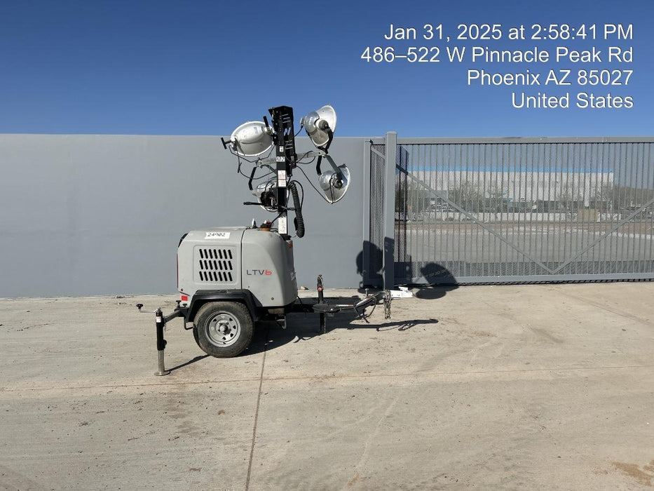 2019 Wacker Neuson LTV6L-MH Wacker Neuson LTV6L Mobile Light Tower w/Fuel Level Sensor Installed