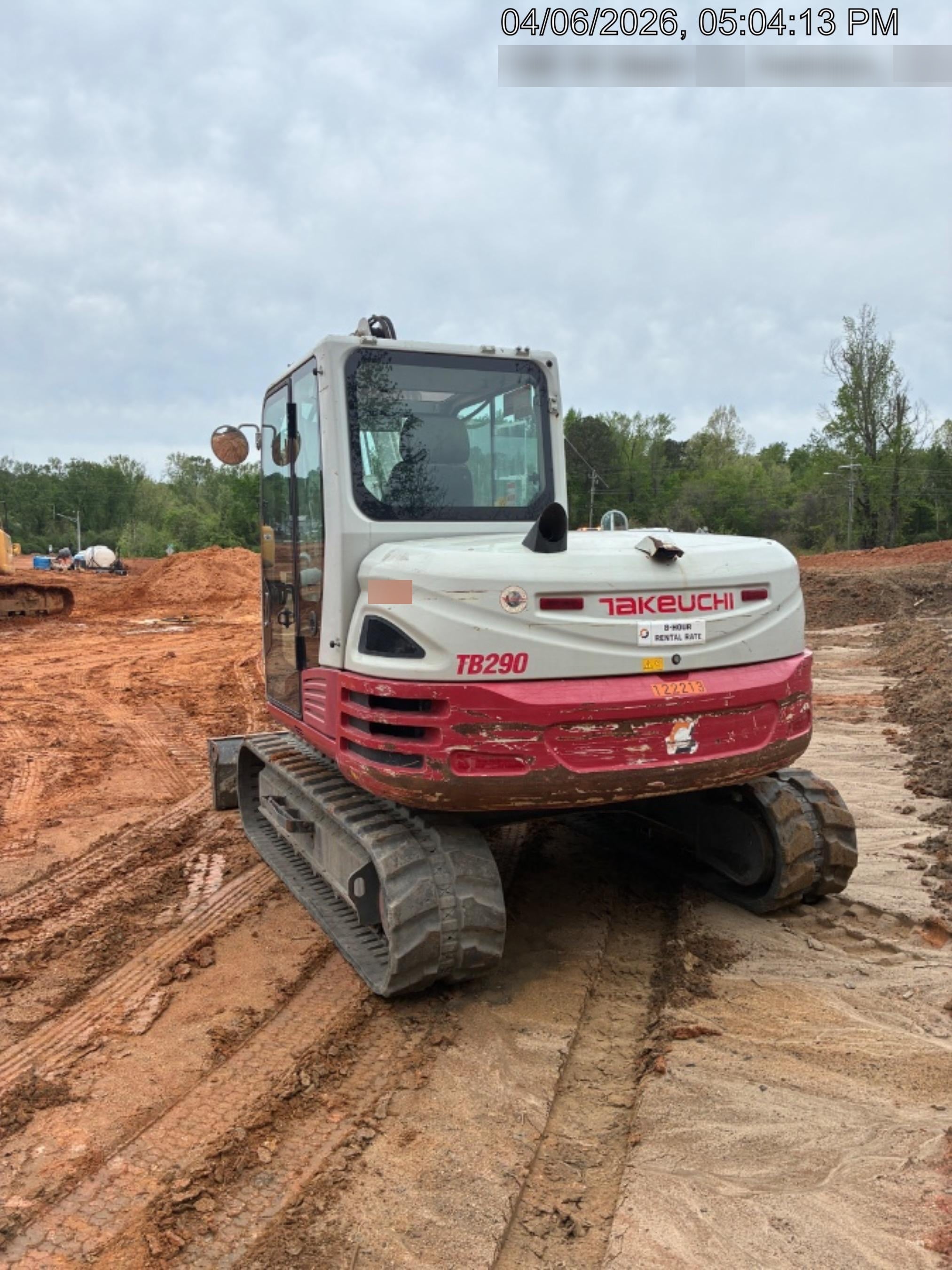2020 Takeuchi TB290C Cab/Heat/Air, Rubber Tracks, Manual TAG QC
