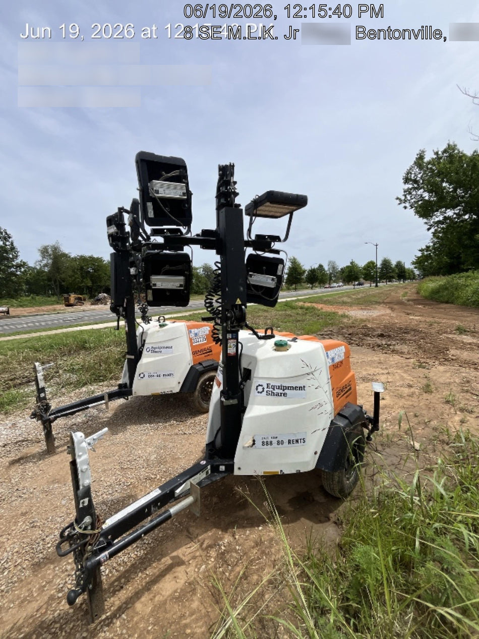 2023 Generac MLT2 Diesel, Flex Switch 120V Input, Powerzone Controller, (4) 320W LED Lights, 4kW Generator, 39.9 Gal Fuel Tank, 2" Ball, T3