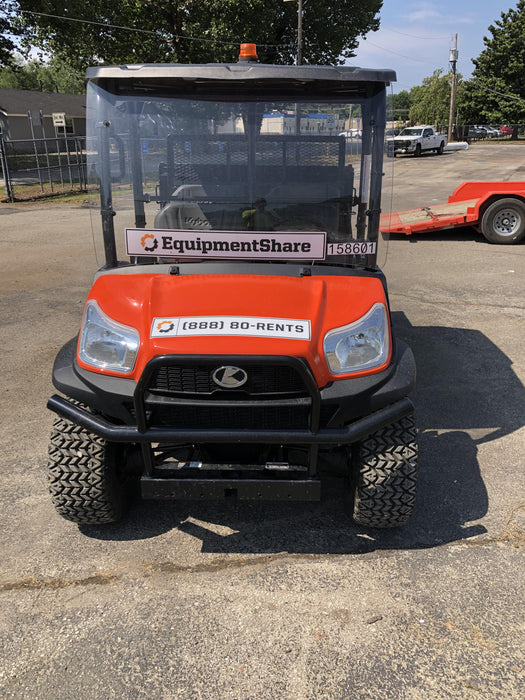 2021 Kubota RTV-X1140W-H Plastic Canopy, Windshield Acrylic Clear, LED Strobe Light, Wire Harness Kit, Back up Alarm