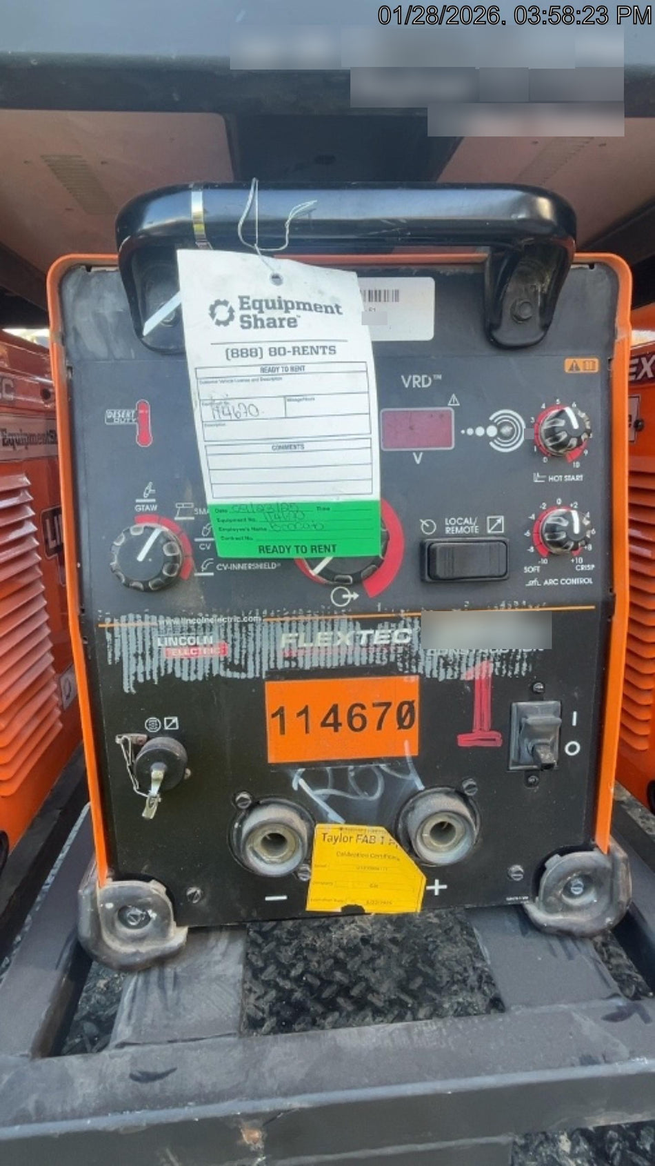 2020 LINCOLN ELECTRIC FLEXTEC 350X