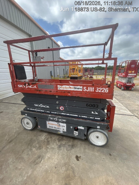 2017 Skyjack SJIII-3226 Skyjack SJ3226, Trojan Battery Set, Extended Warranty 5yr/5k hr