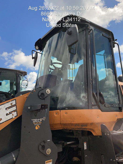 2018 Case 621G CLOSED CAB, 1 FUNCTION, JRB 416 STYLE HYD COUPLER