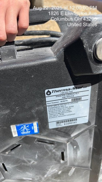 2022 PHOENIX AirMAX Radial Air Mover