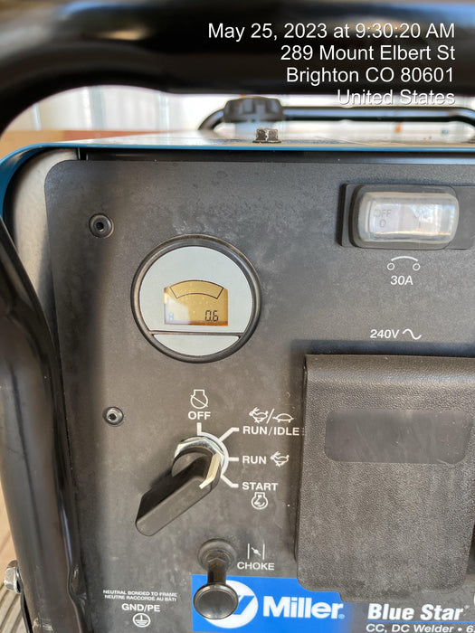 2023 Miller Electric Blue Star 185 Engine Driven Welder, Electric Start, 13 hp, Gas, 6,500 W Peak 907664