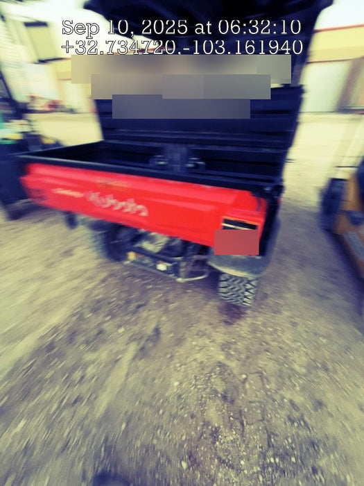 2022 Kubota RTV-X1140W-H Plastic Canopy, Windshield Acrylic Clear, LED Strobe Light, Wire Harness Kit, Back up Alarm