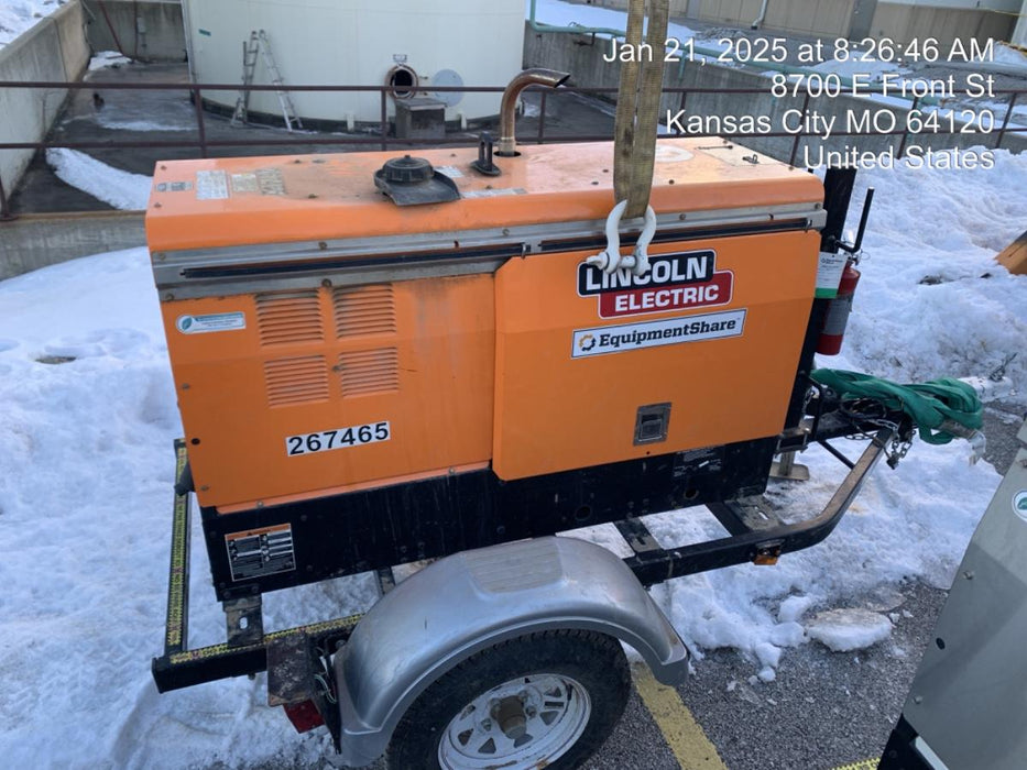 2022 Lincoln Electric LE400 Kubota V1505, Trlr, Cable Rack, Light Kit, ES Decals, T3