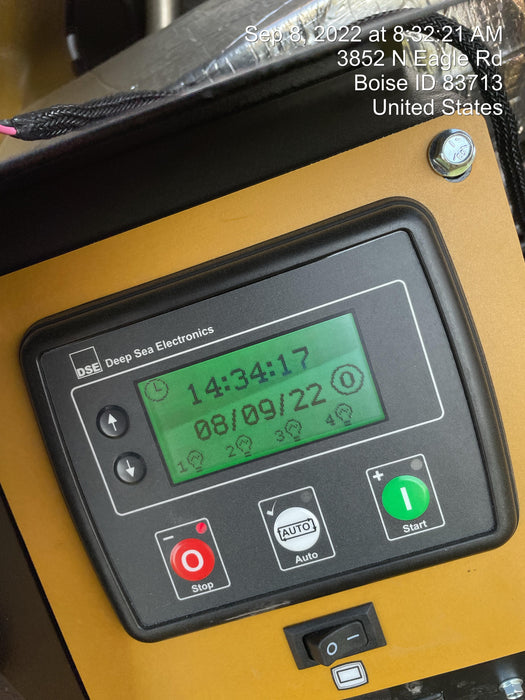 2022 Allmand NLV3GR (4) LED Light Fixture 350W, 23' Vertical Mast, 3kW Prime, Towable, ES Decals, T3