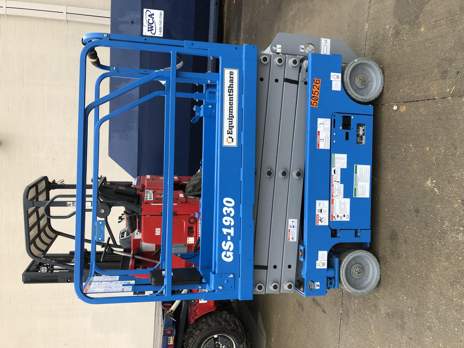 2019 Genie GS-1930 Fixed Rails with Chain Entry