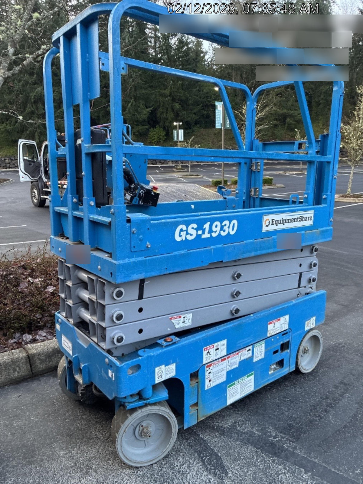 2019 Genie GS-1930 Half Height Swing Gate, 800W Inverter