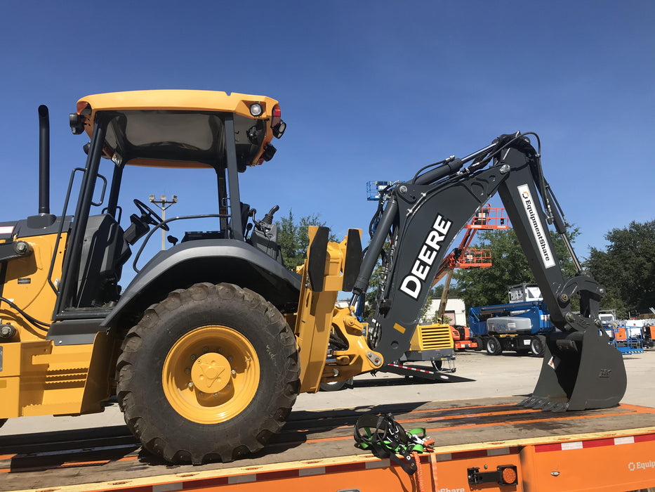 2020 John Deere 310LEP Canopy, 4WD, Standard Stick, Pilot Controls, 2 Way Hydraulics, TAG Manual QC