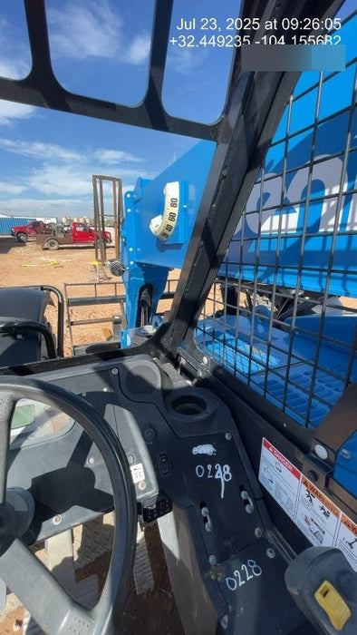 2018 Genie GTH-844 GTH-844 w/Open ROPS, Solid Tires, beacon/work lights, 60" carriage/forks