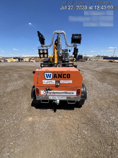 2024 Wanco WLTT-4MM4K Diesel, Deep Sea Controller, Shore Power Plug, Auto Start, (4) 350W LED Floodlights, 4kW Generator, 60 Gal Fuel Tank, 2" Ball, T3