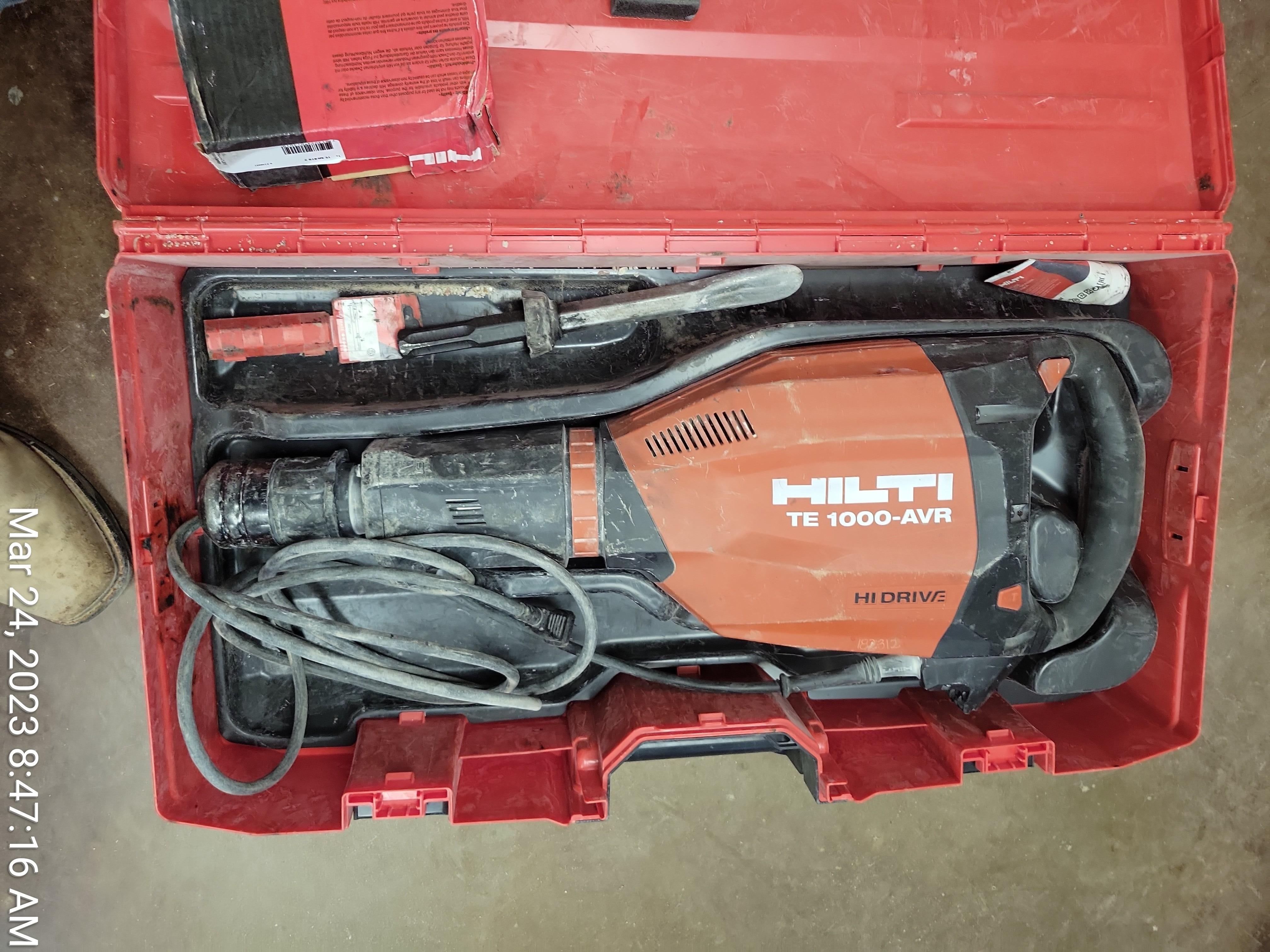 2021 HILTI TE 1000-AVR
