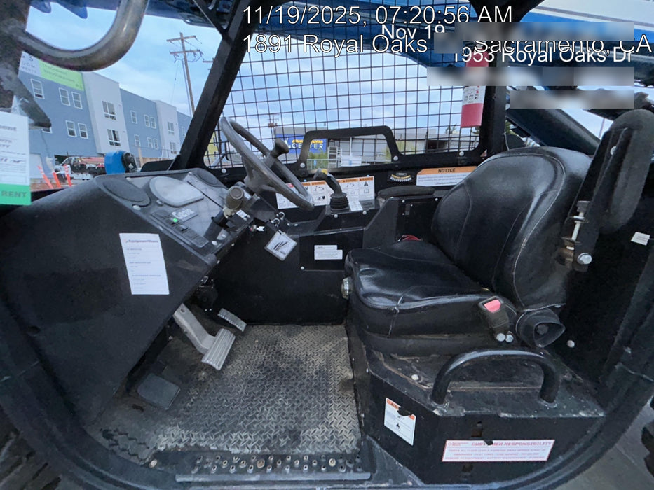 2019 Genie GTH-636 Canopy, Solid RT Tires, LED Work Lights, Beacon 60" QA Carriage, 48" Forks