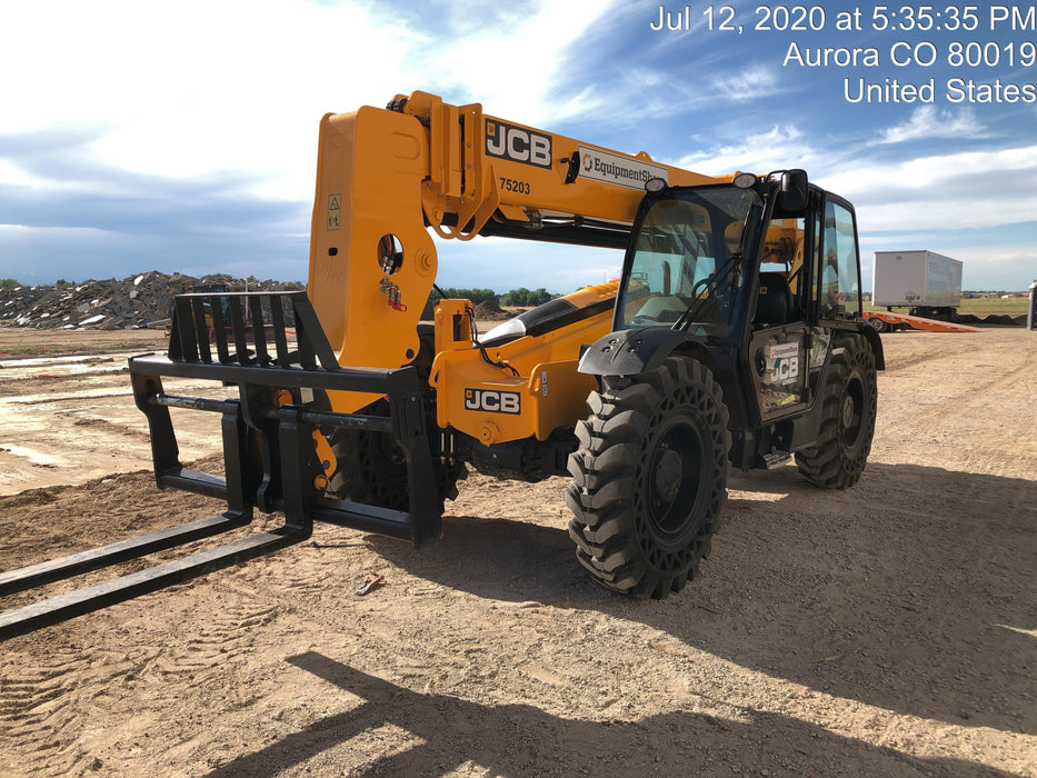 2020 JCB 509-42 Cab/Heat/Air, Solid Tires, Work Lights, Beacon, Aux Hydraulics, Back up Alarm, Lifting Eye, ES Decals