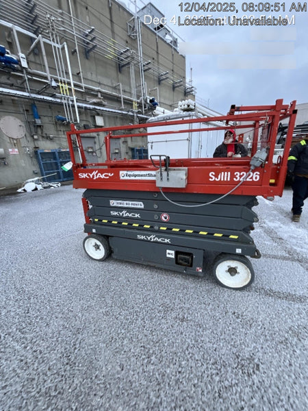 2017 Skyjack SJIII-3226 Standard Rental Specs