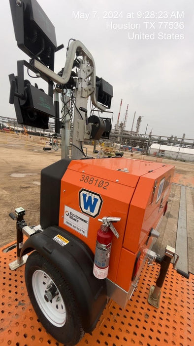 2024 Wanco WLTT-4MM4K Diesel, Deep Sea Controller, Shore Power Plug, Auto Start, (4) 350W LED Floodlights, 4kW Generator, 60 Gal Fuel Tank, 2" Ball, T3