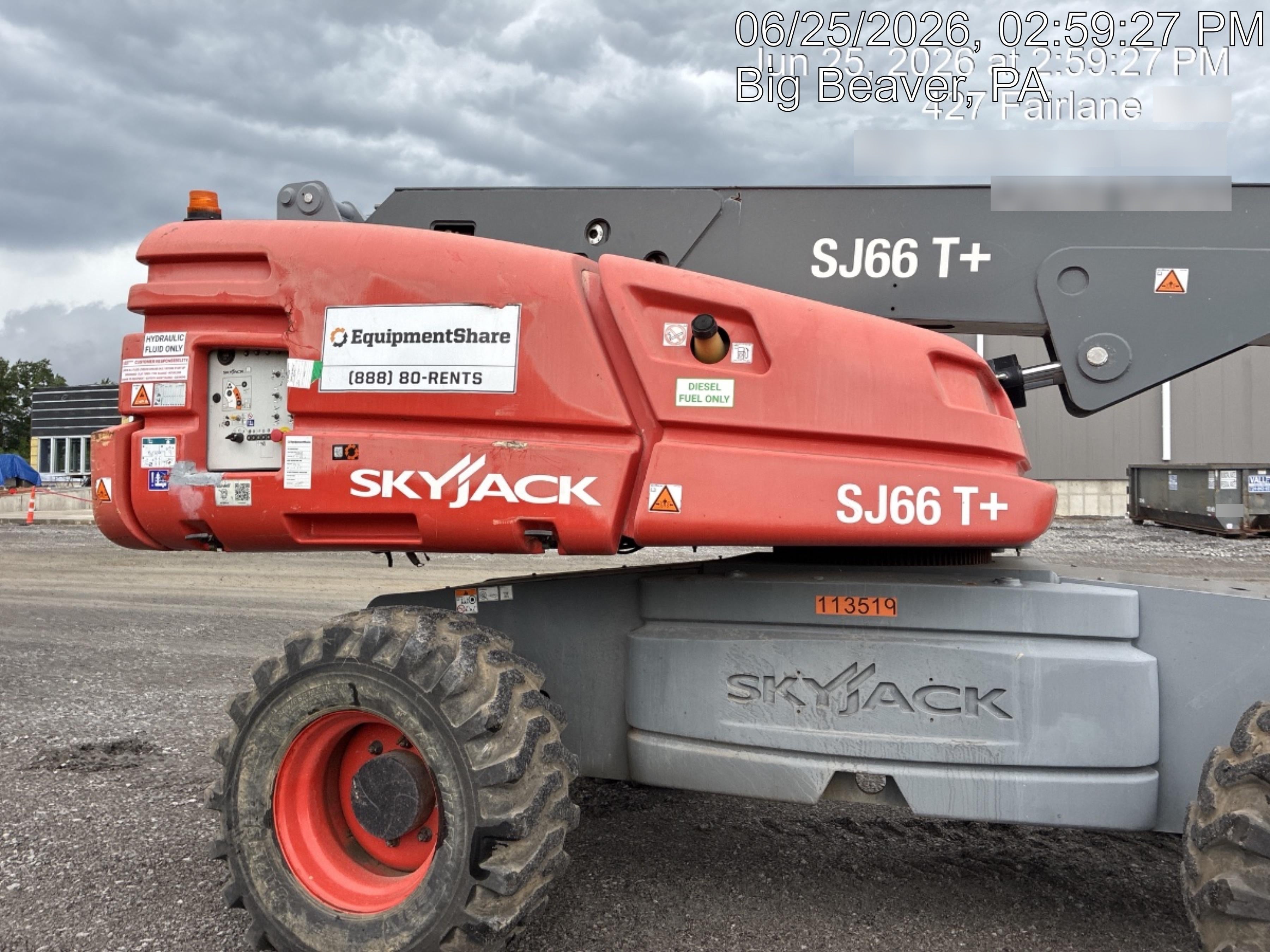 2021 SKYJACK SJ66T+