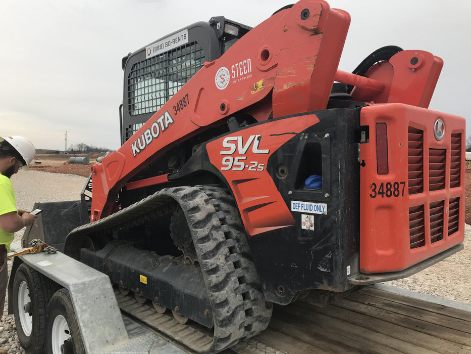 2019 Kubota SVL95-2S Cab/Heat/Air, Standard Tracks, Standard Flow, Hydraulic QC 80" HD Tooth Bucket