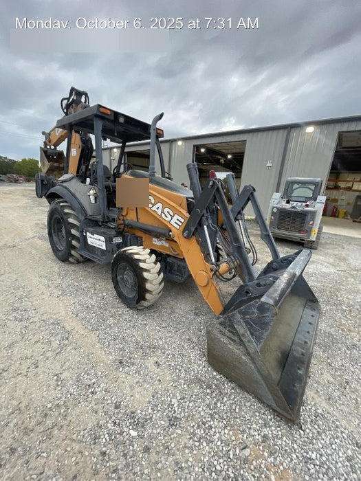 2020 Case 580N EP - Extendable Backhoe Canopy 4WD, Extendable Stick, Pilot Controls, 2 Way Hydraulics, Ride Control, TAG Manual QC