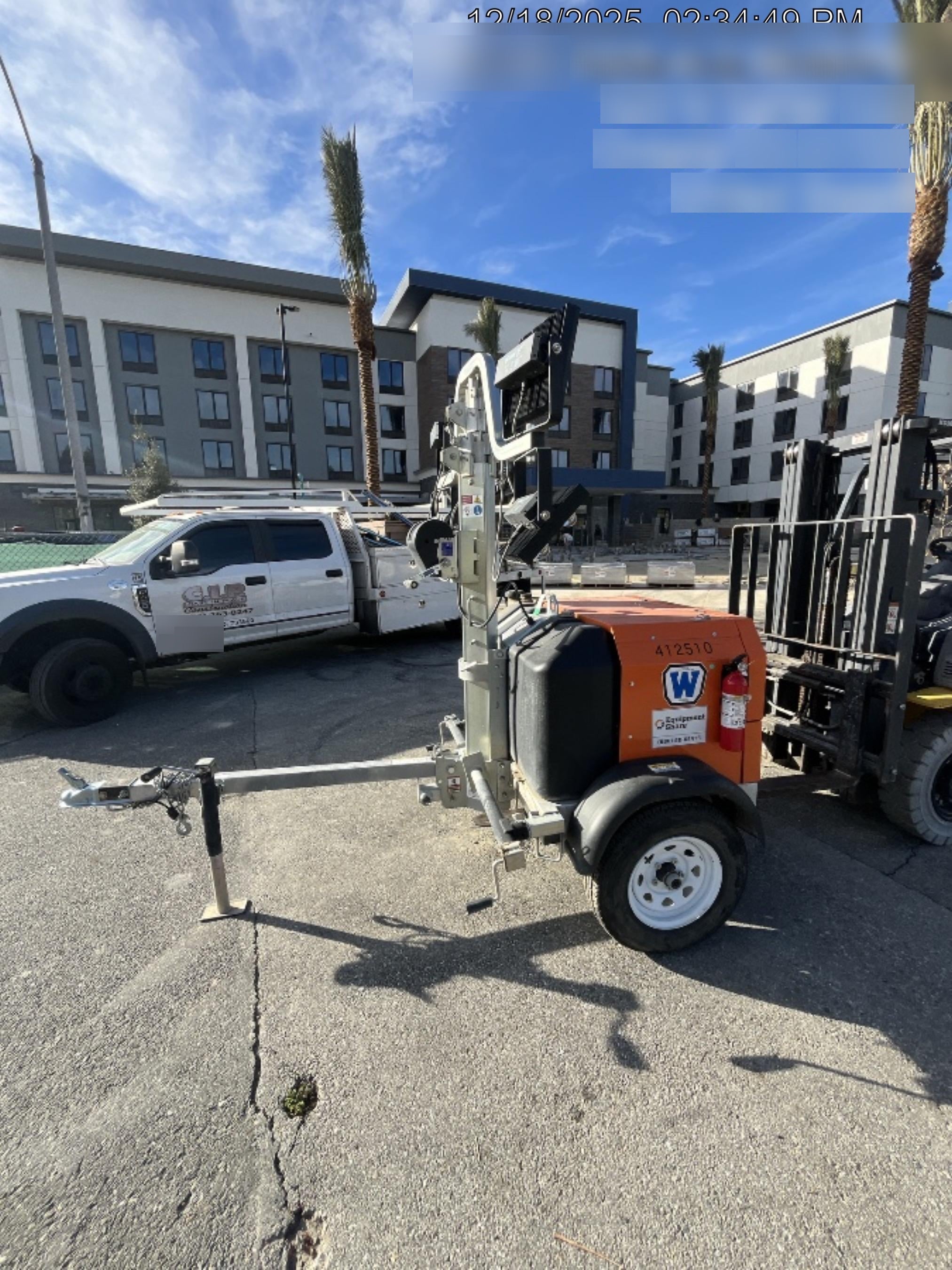 2024 Wanco WLTT-4MM4K Diesel, Deep Sea Controller, Shore Power Plug, Auto Start, (4) 350W LED Floodlights, 4kW Generator, 60 Gal Fuel Tank, 2" Ball, T3