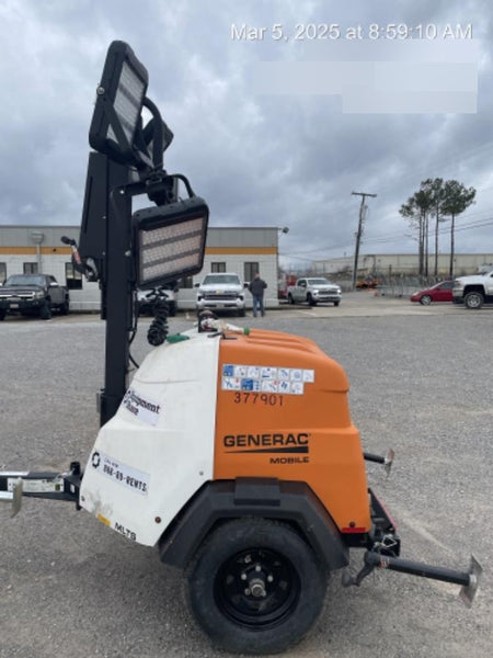 2023 Generac MLT2 Diesel, Flex Switch 120V Input, Powerzone Controller, 
(4) 320W LED Lights, 4kW Generator, 39.9 Gal Fuel Tank, 2" Ball, T3