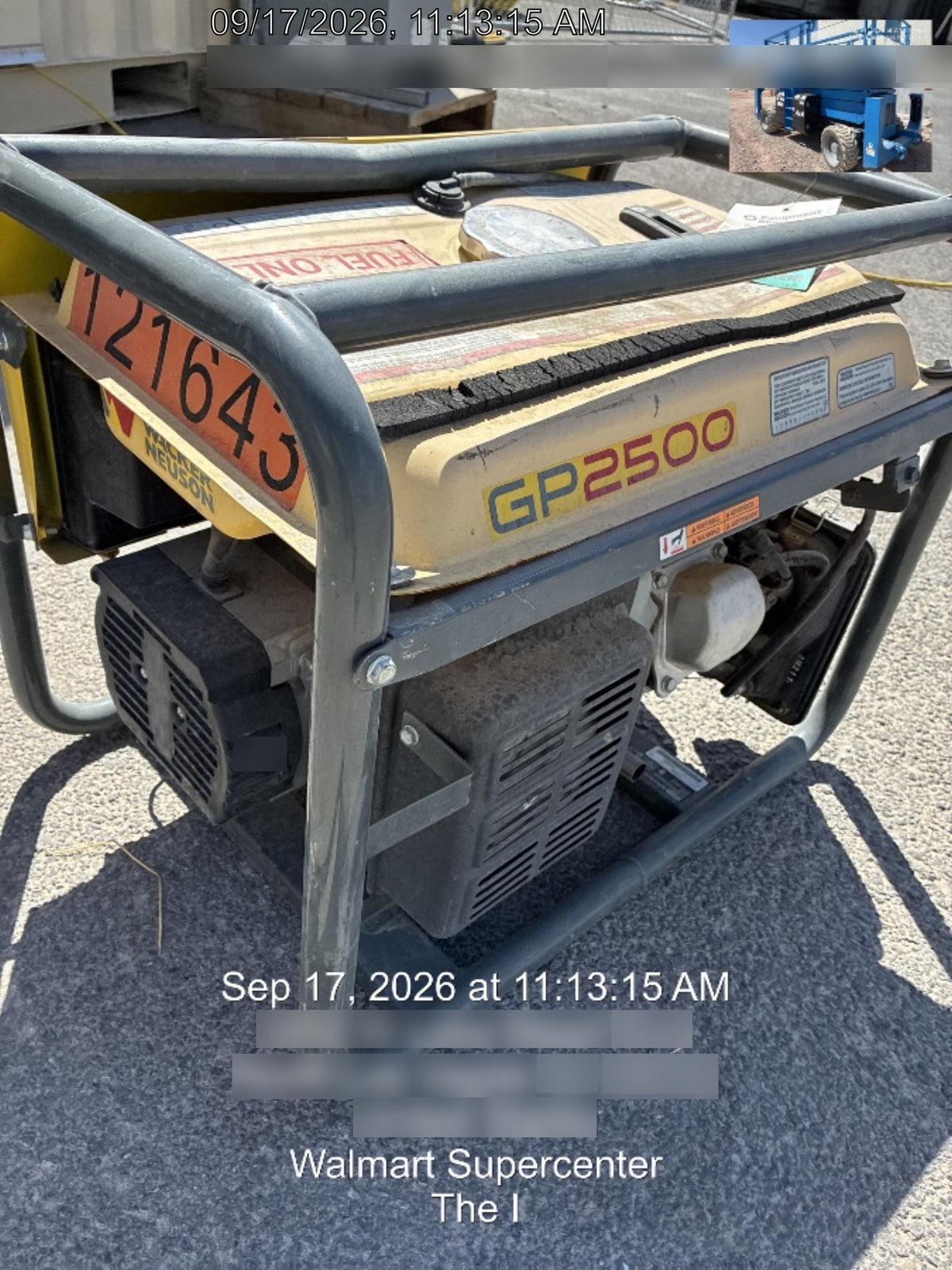 2020 WACKER NEUSON GP2500A
