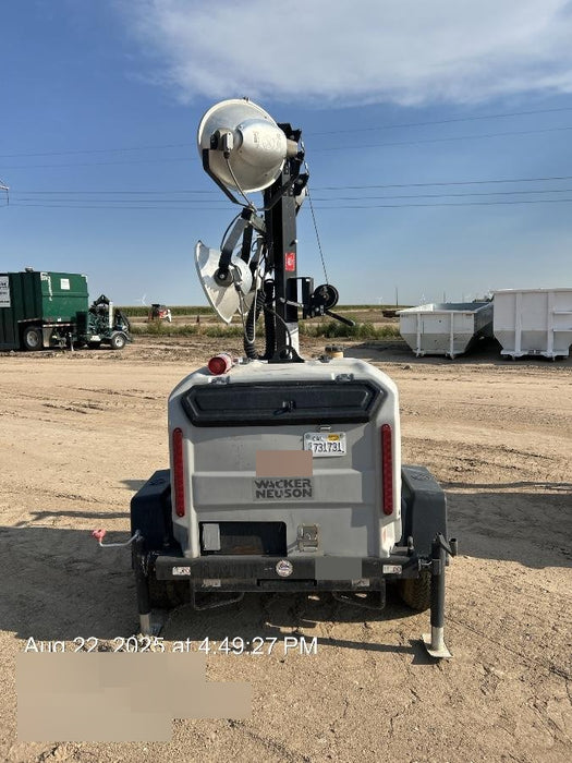 2018 Wacker Neuson LTV6L-MH Wacker Neuson LTV6L Mobile Light Tower w/Fuel Level Sensor Installed