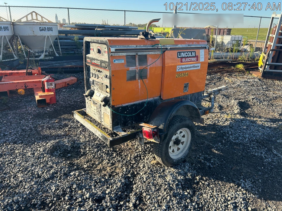 2022 Lincoln Electric LE400 Kubota V1505, Trlr, Cable Rack, Light Kit, ES Decals, T3