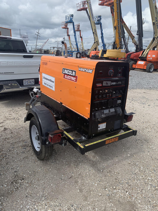 2021 Lincoln Electric Vantage 322 Vantage 322 Ready Pak 3 w/ Decals, ORANGE (includes trailer, cable rack, fender light kit) NO Telematics