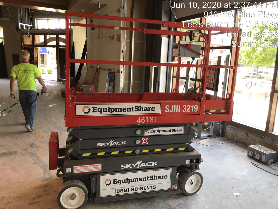 2019 Skyjack SJIII-3219 Standard Options, Trojan Batteries