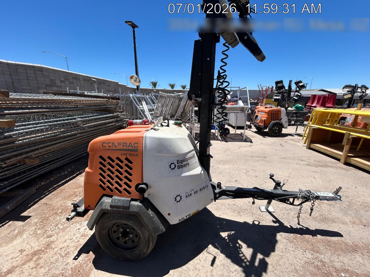 2023 Generac MLT2 Diesel, Flex Switch 120V Input, Powerzone Controller, 
(4) 320W LED Lights, 4kW Generator, 39.9 Gal Fuel Tank, 2" Ball, T3