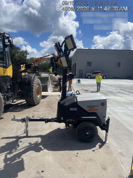 2024 Wacker Neuson LTT4 Diesel, Kohler KDW702, Deep Sea Controller, Auto Start, LED 320W, Bypass Outlet, T3