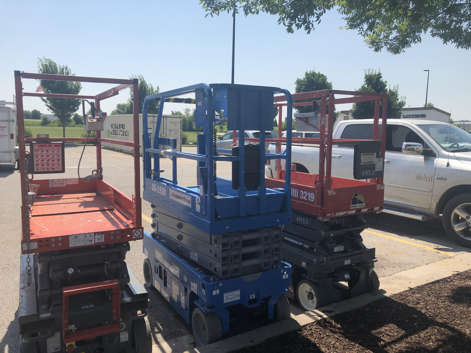 2020 Genie GS-1930 Solid Non Marking Tires, Beacon, Folding rails with half height swing gate