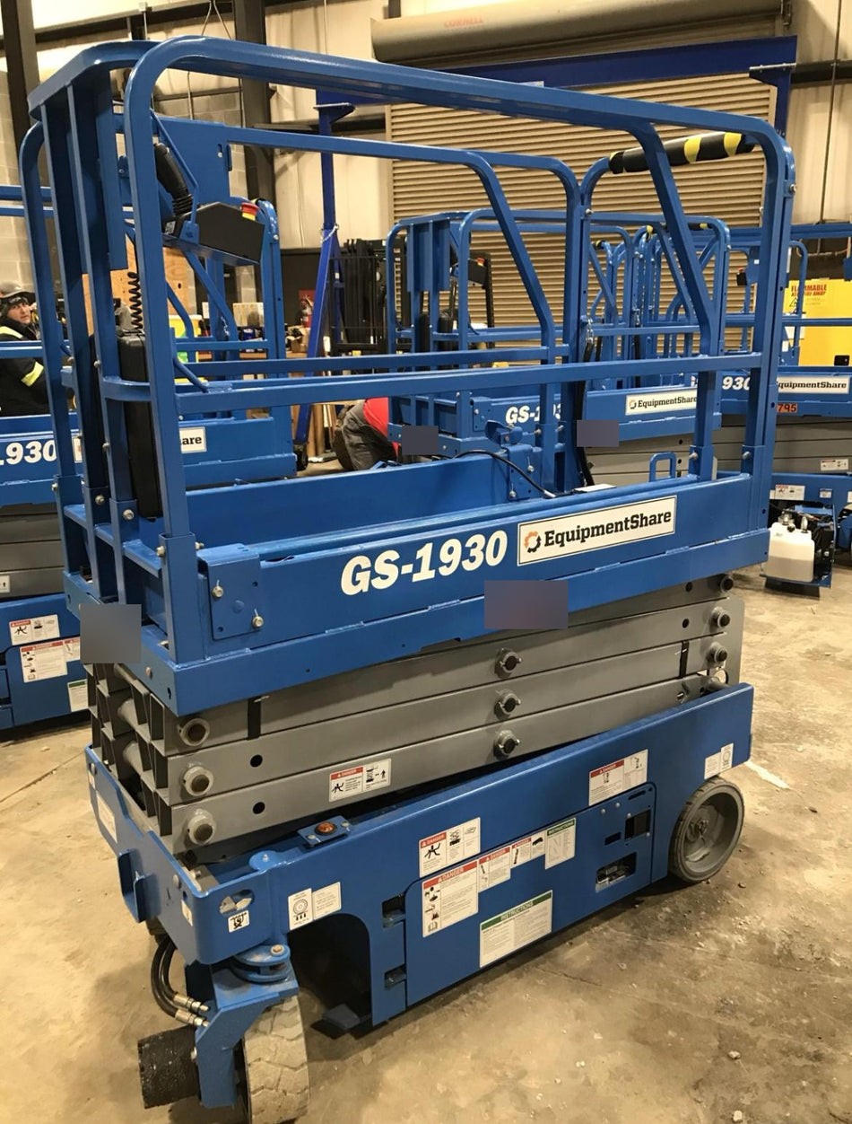 2019 Genie GS-1930 Fixed Rails with Chain Entry