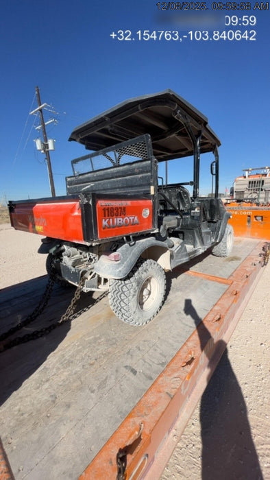 2020 Kubota RTV-X1140W-H Canopy, 4-Seater, Diesel, Windshield Acrylic Clear, LED Strobe, Backup Alarm