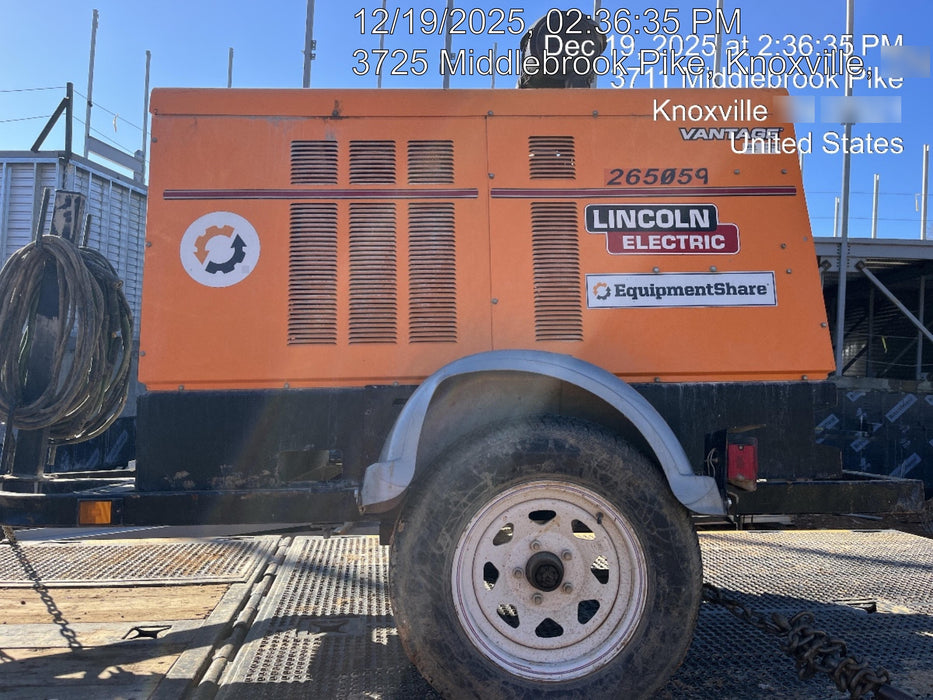 2022 Lincoln Electric Vantage 549X Crosslink Technology, Trailer Mounted, ES Decals, T3