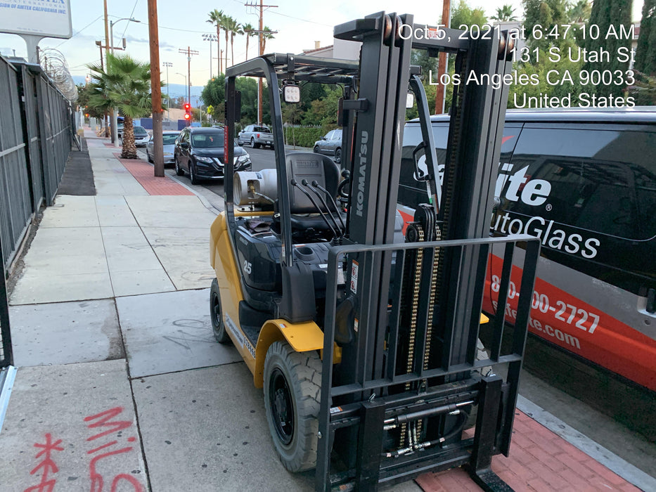 2021 KOMATSU FG25T-16 LP-Scale System