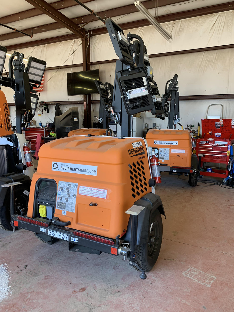 2023 Generac MLT2 Diesel, Flex Switch 120V Input, Powerzone Controller, (4) 320W LED Lights, 4kW Generator, 39.9 Gal Fuel Tank, 2" Ball, T3