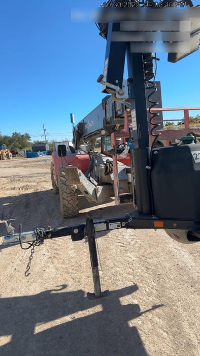 2022 Allmand NLV3GR (4) LED Light Fixture 350W, 23' Vertical Mast, 3kW Prime, Towable, Deep Sea L401, Leveling Jacks, Yanmar T4F 5.8hp