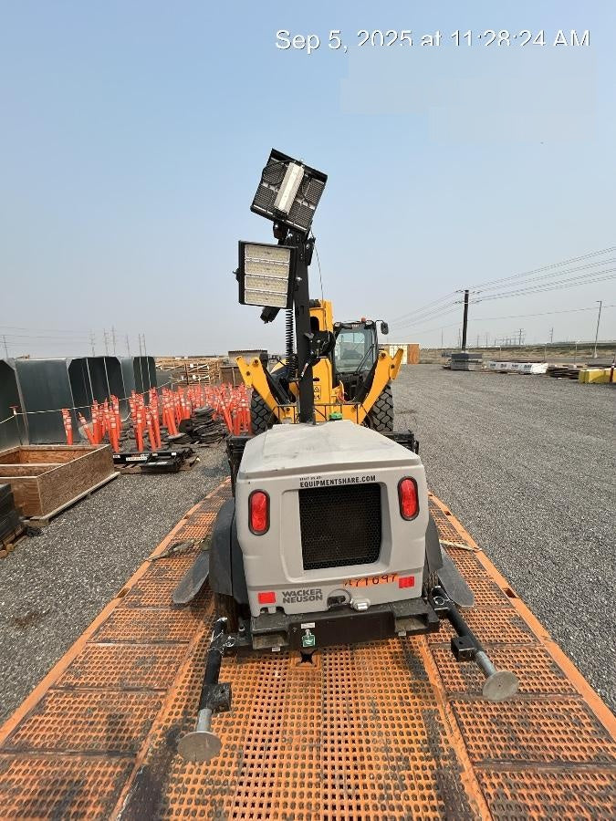 2024 Wacker Neuson LTT4 Diesel, Kohler KDW702, Deep Sea Controller, Auto Start, LED 320W, Bypass Outlet, T3