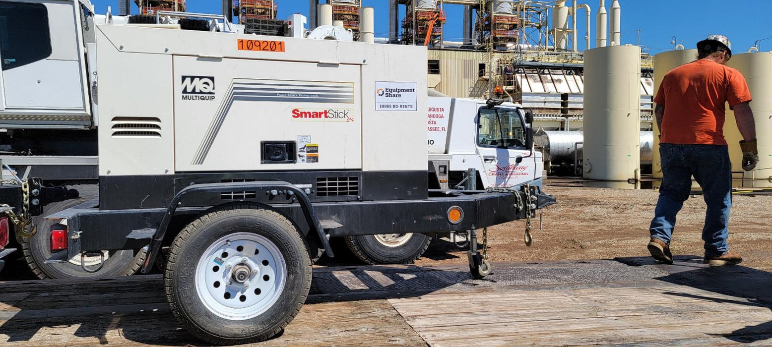 2020 Multiquip DLW400ESA4 400 amp Welder, 14kW, 120/240V, T4F Kubota, Trailer