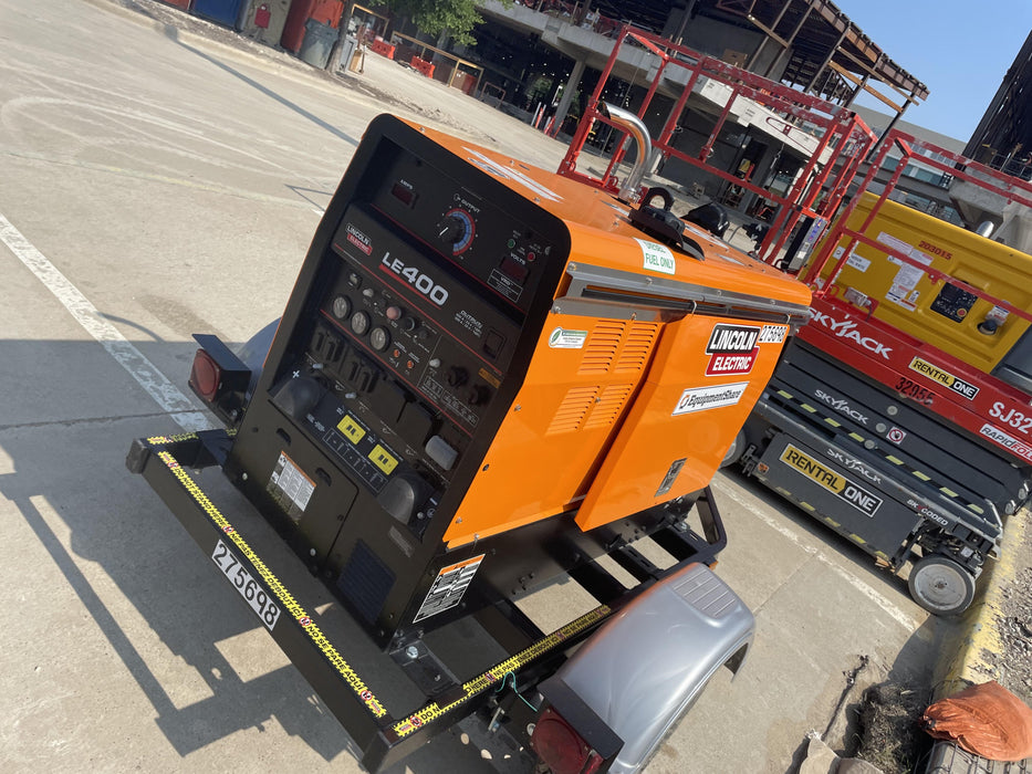 2022 Lincoln Electric LE400 Kubota V1505, Trlr, Cable Rack, Light Kit, ES Decals, T3