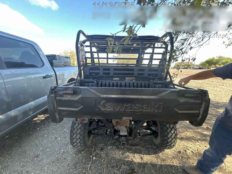 2019 Kawasaki Mule PRO-DXT Standard Options, Backup Alarm, Beacon, Plastic Hard Top, Poly Windshield, Horn Kit