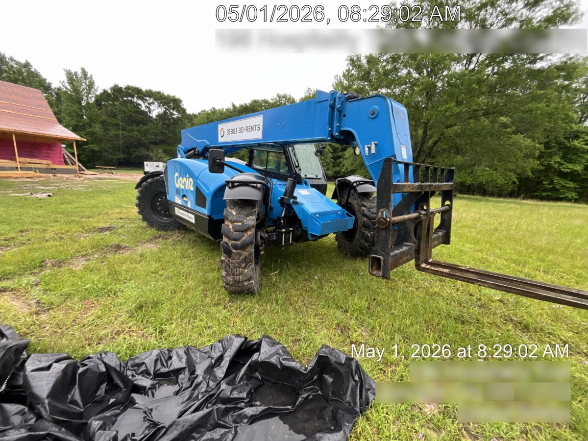 2020 Genie GTH-844 Cab/Heat/Air, Solid Tires, Work Lights, Beacon, Aux Hydraulics, Back up Alarm, Lifting Eye
